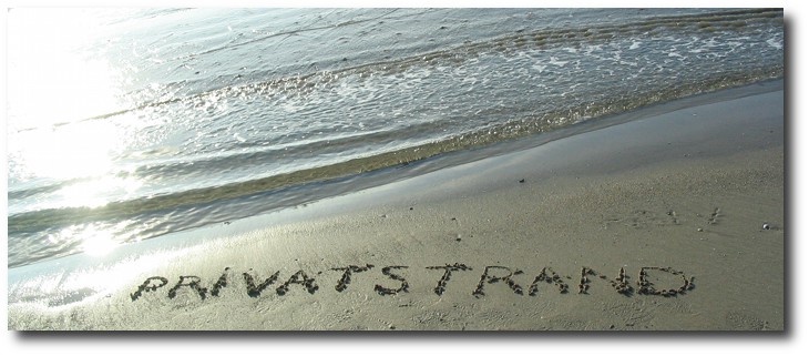 Privatstrand